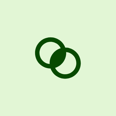 Icon of two circles